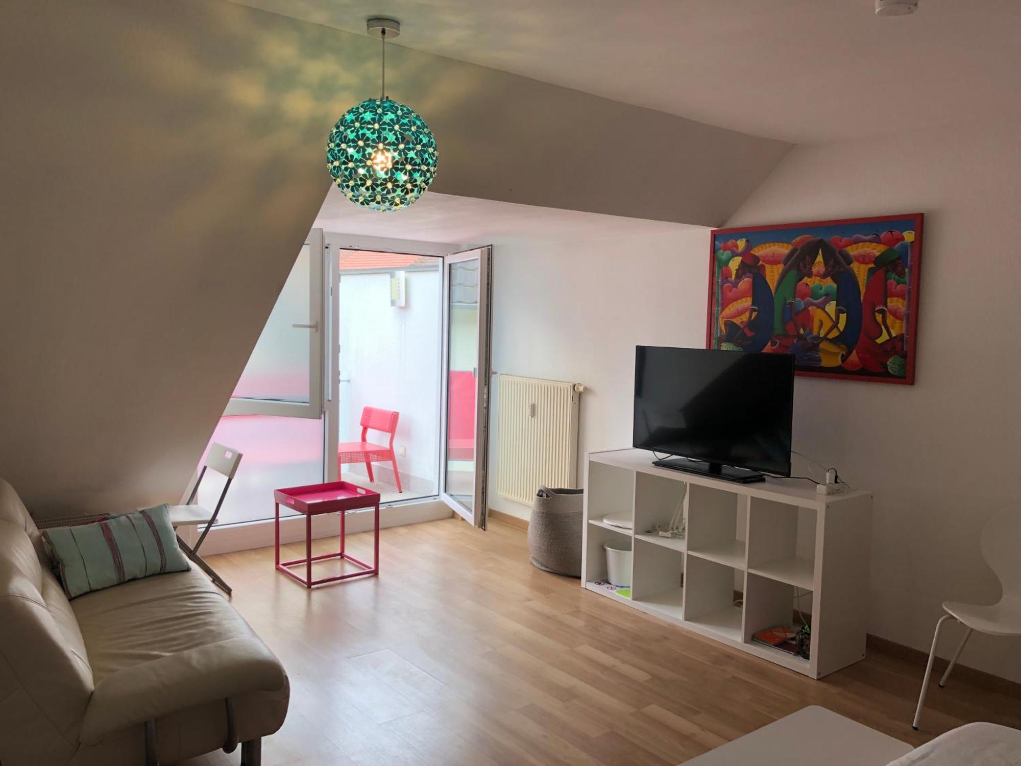 Studio Ochsenfurt Mit Sonnigem Balkon エクステリア 写真