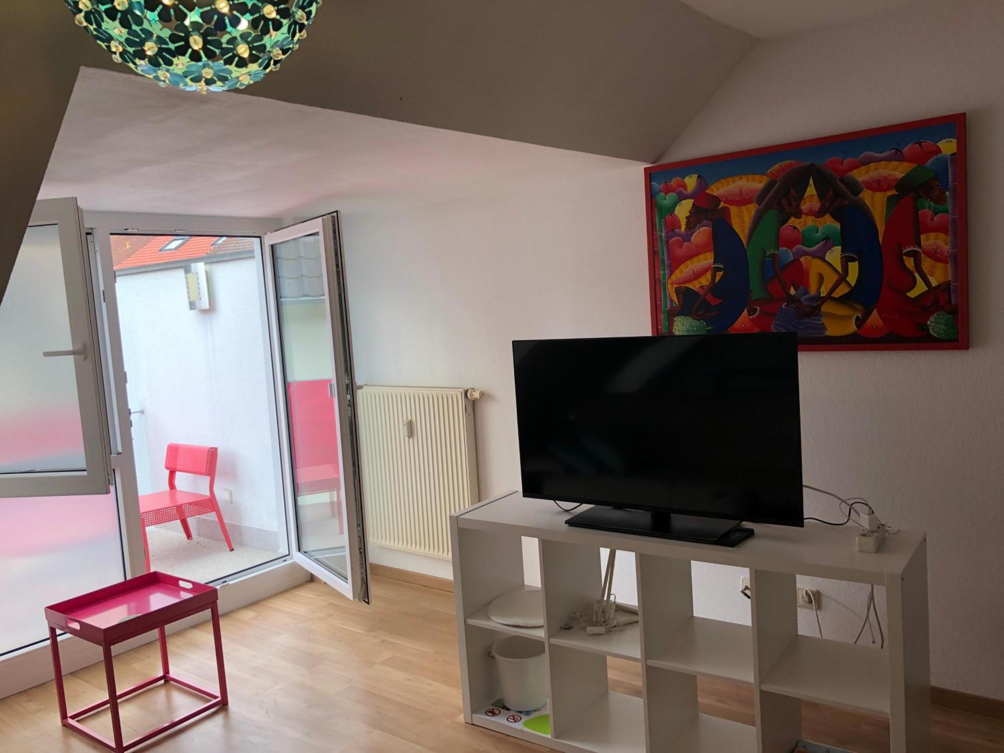 Studio Ochsenfurt Mit Sonnigem Balkon エクステリア 写真